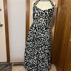 Escada silk halter dress